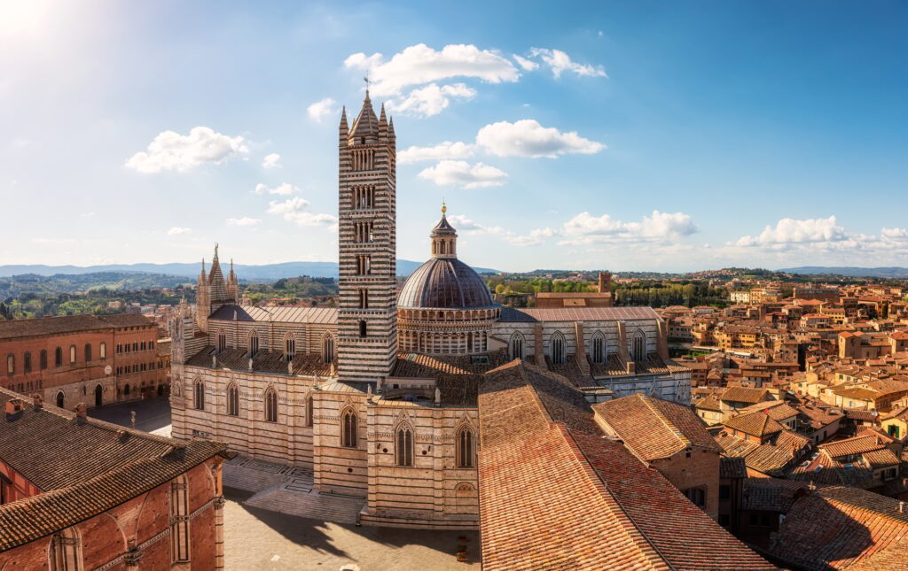 Old town of Siena, Italy