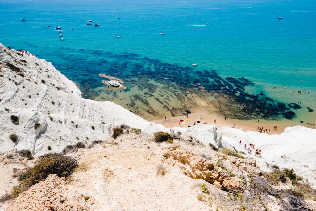 Sicily cliffs scala dei turchi near Agrigento