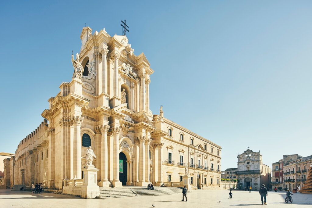 Siracusa Cathedral, Isle of Ortigia, Syracuse, Sicily, Italy